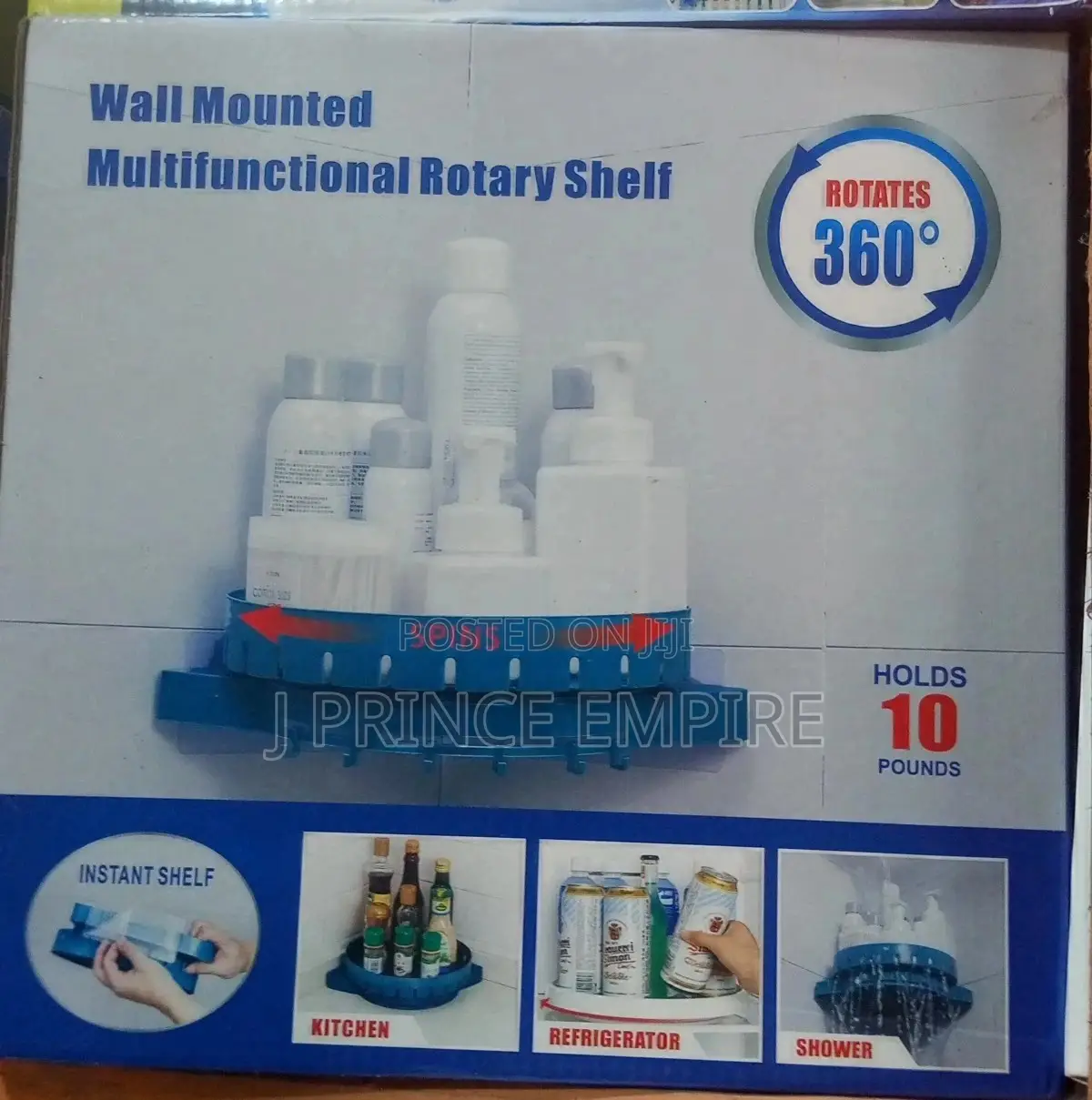 Bathroom Wall Shelves Mounted Rack Organizer Holder
