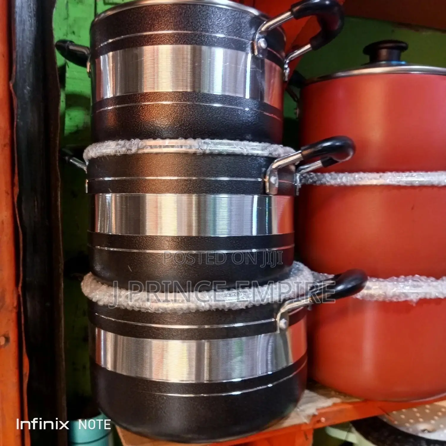 Heavy Duty 3set Top Quality Non-Stick Pot