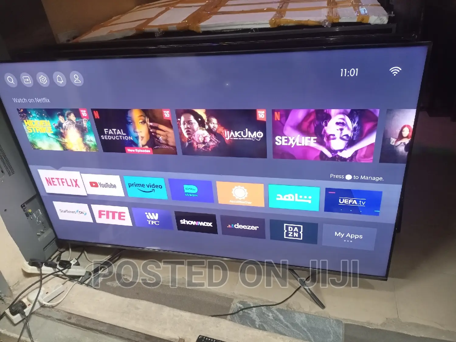 Uk Used 65 Inches Hisense Frameless Smart Tv
