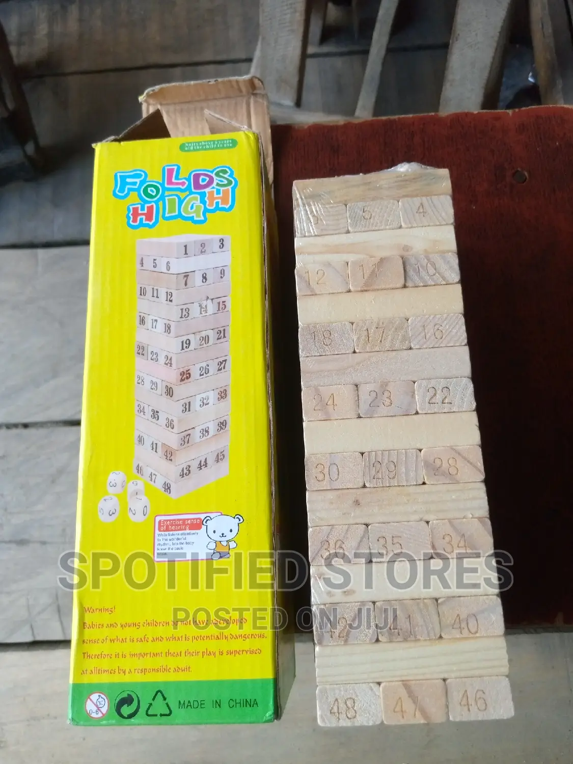 48pcs Jenga Game