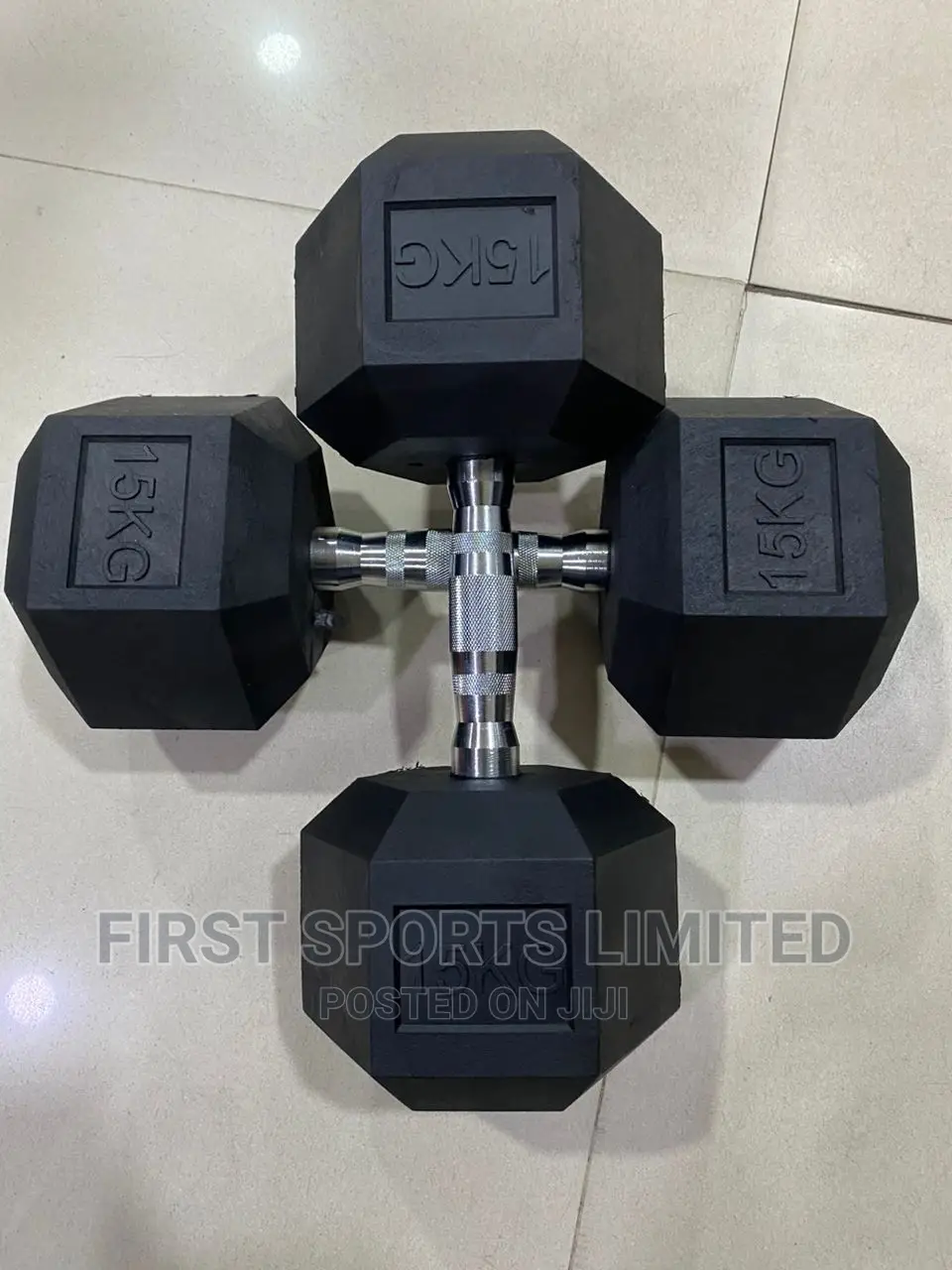 15kg Hexagon Dumbbell