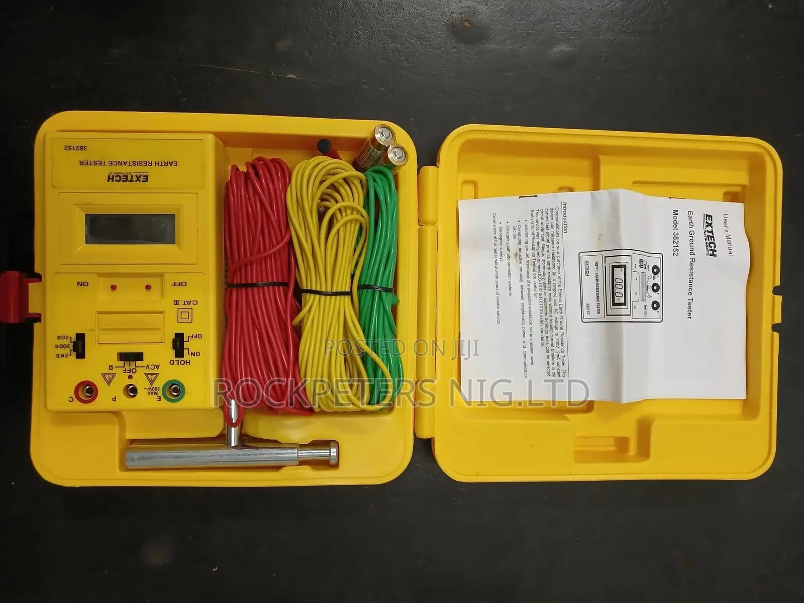 Extech 382152 Earth Ground Resistance Tester Kit
