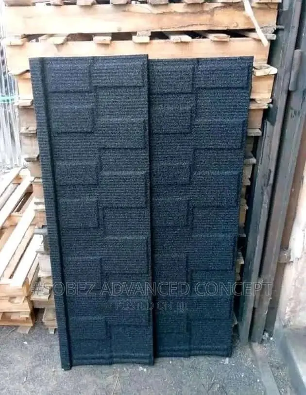 Royal Black High Quality Stone Coated Roof Tile