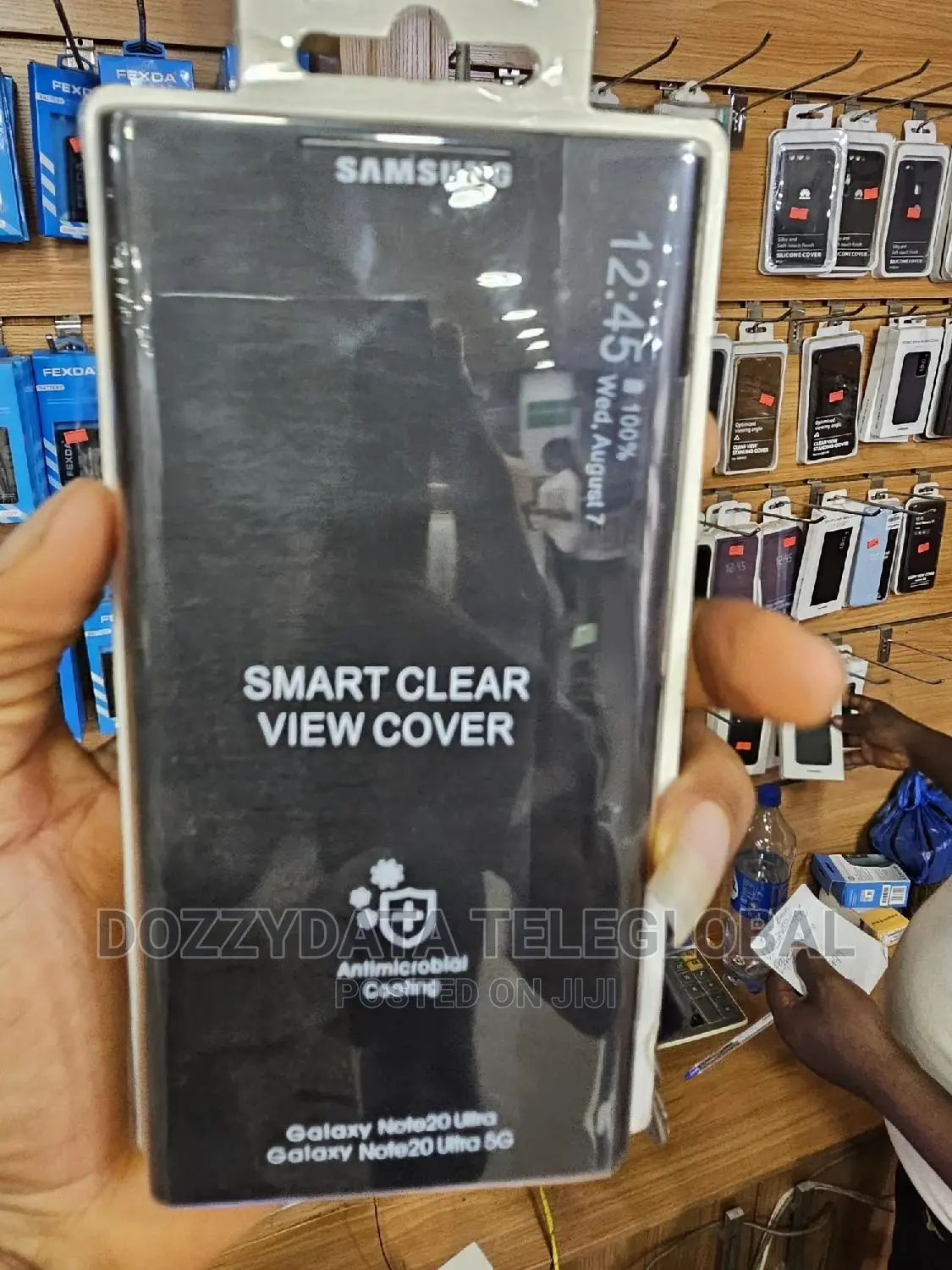 Smart Clear View Cover for Galaxy Note 20 Ultra - Black