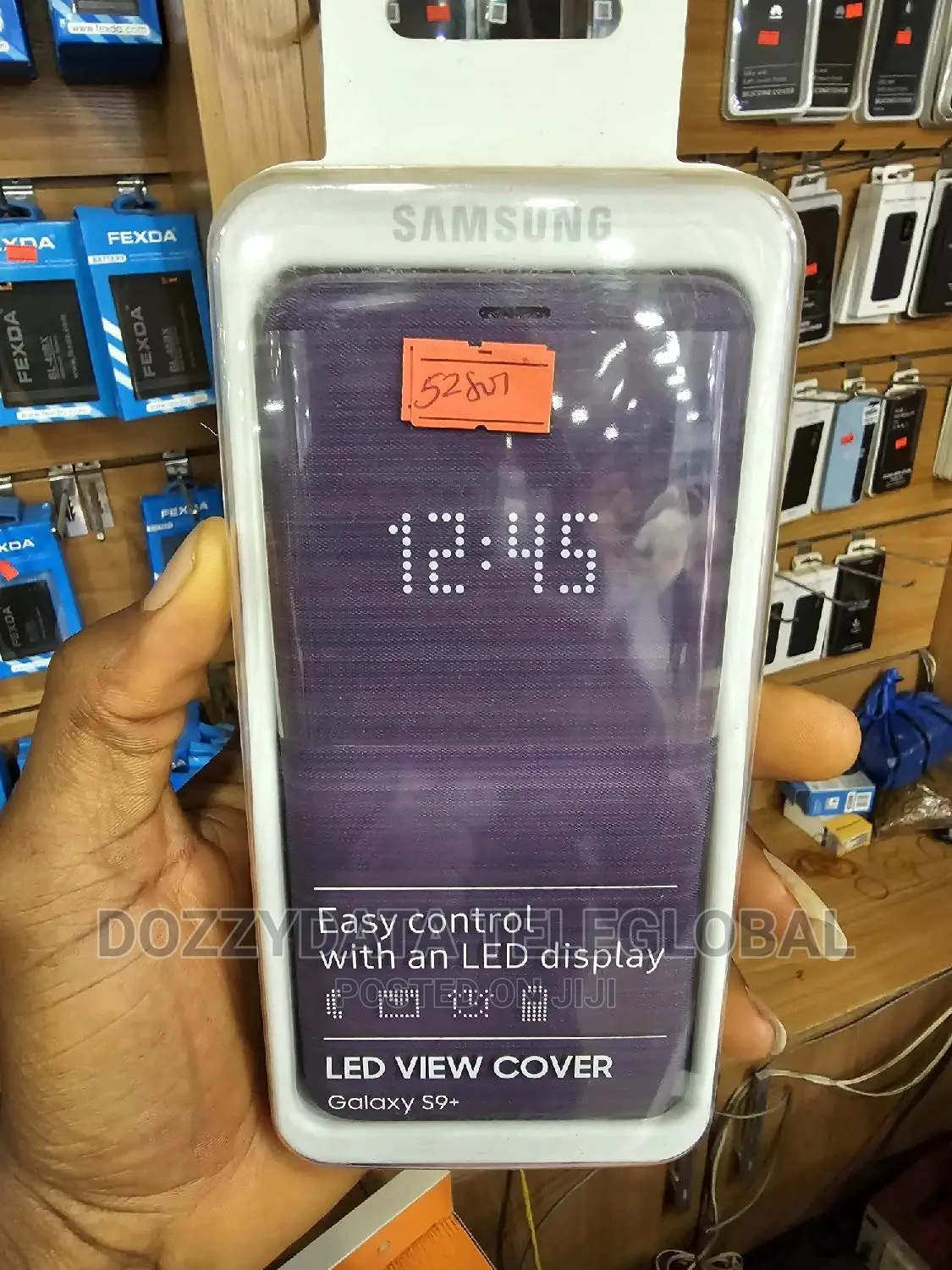 Samsung S9 Plus Clear View Sensor Case and Uv Glass Guard