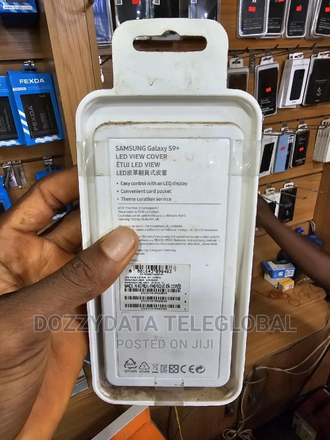 Samsung S9 Plus Clear View Sensor Case and Uv Glass Guard