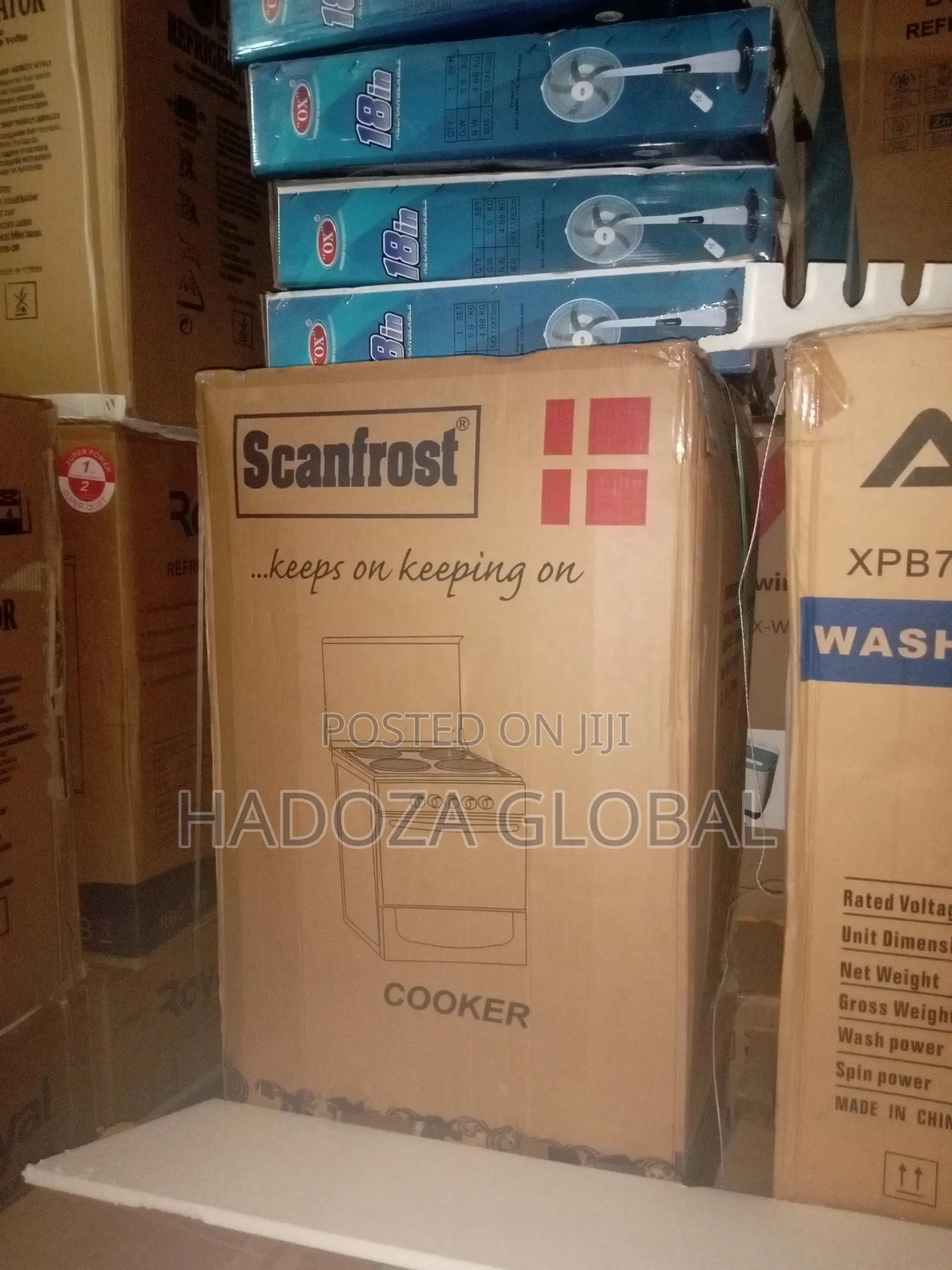 Brand New Scanfrost Cooker[CK5400B]++Auto Ignition, 4burner