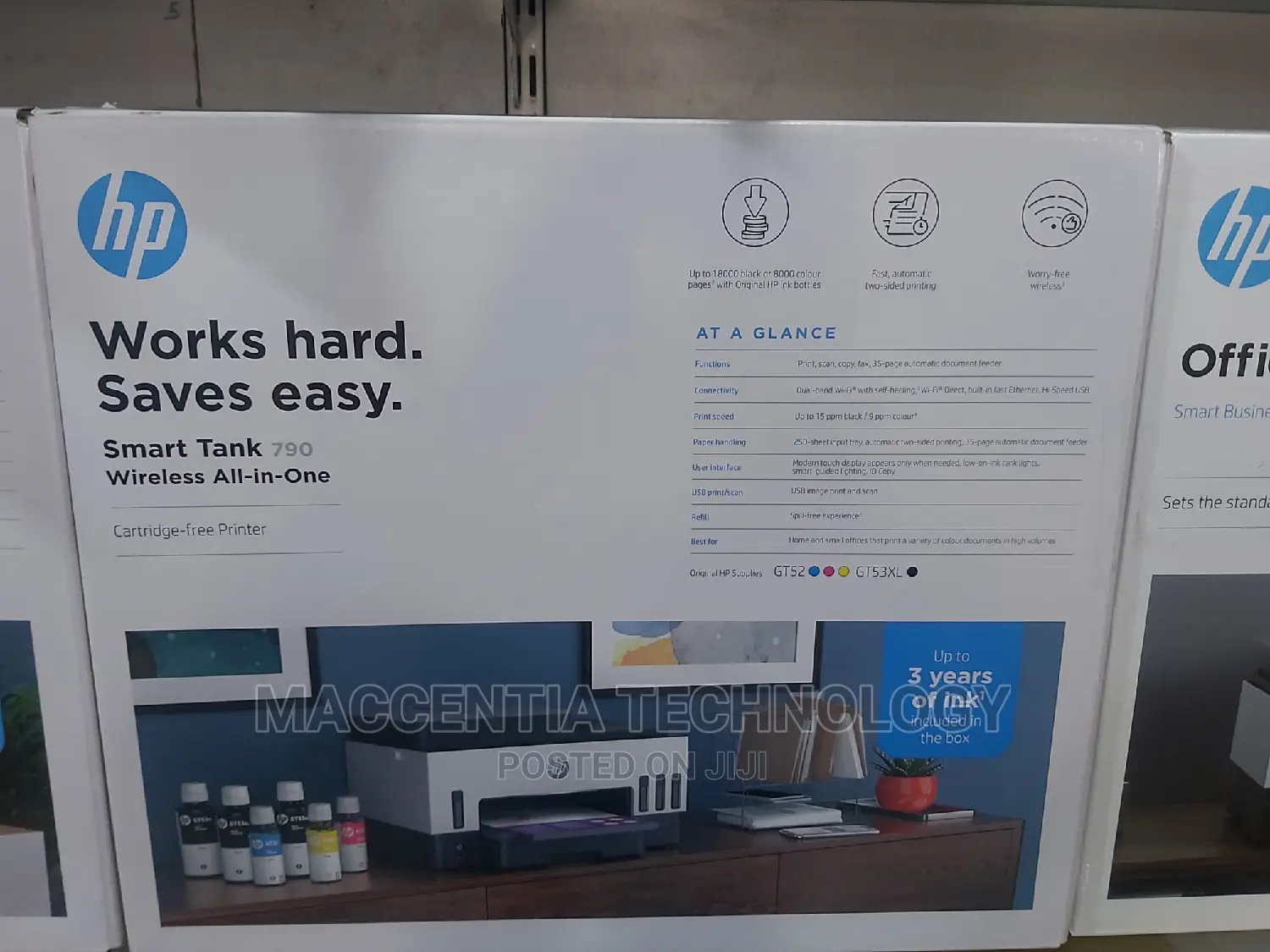 Hp Smart Tank 790 4in1 Wireless Ink Tank Printer #4wf66a