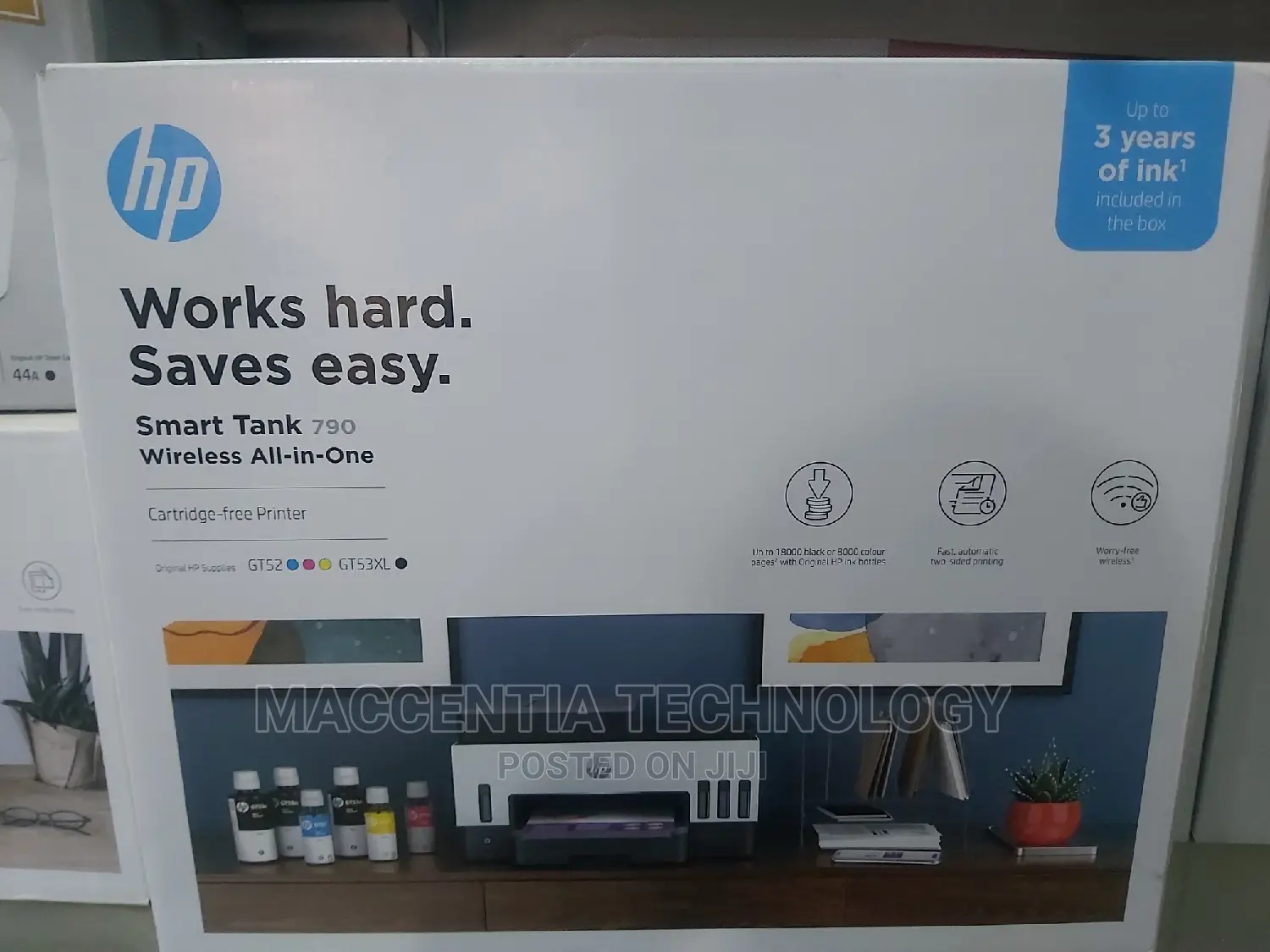 Hp Smart Tank 790 4in1 Wireless Ink Tank Printer #4wf66a