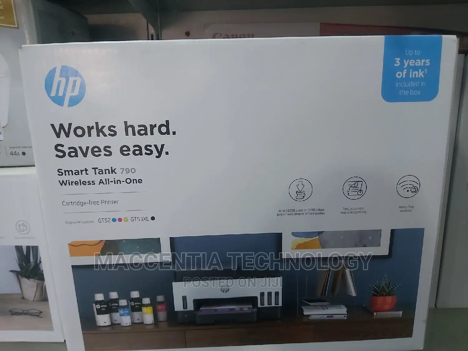 Hp Smart Tank 790 4in1 Wireless Ink Tank Printer #4wf66a
