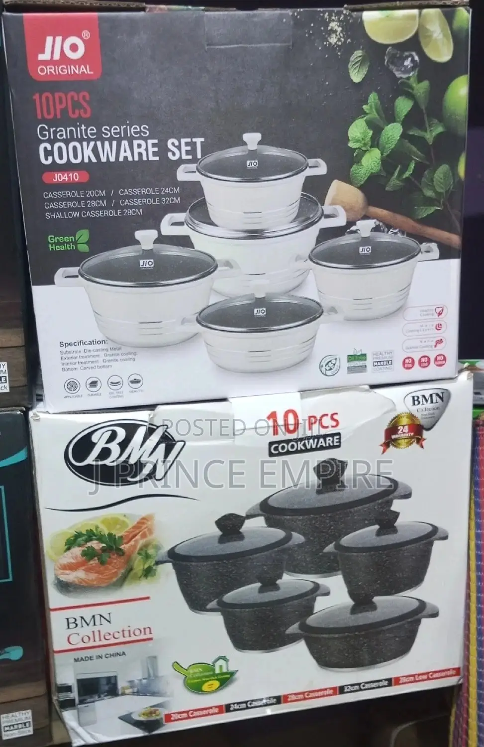 New Design Die-Casting Non Stick Aluminum Cookware 10 Set