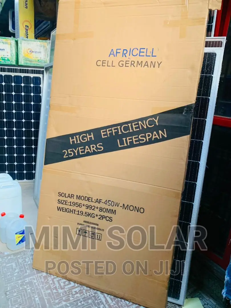 Original 450 Watts Africell Panel