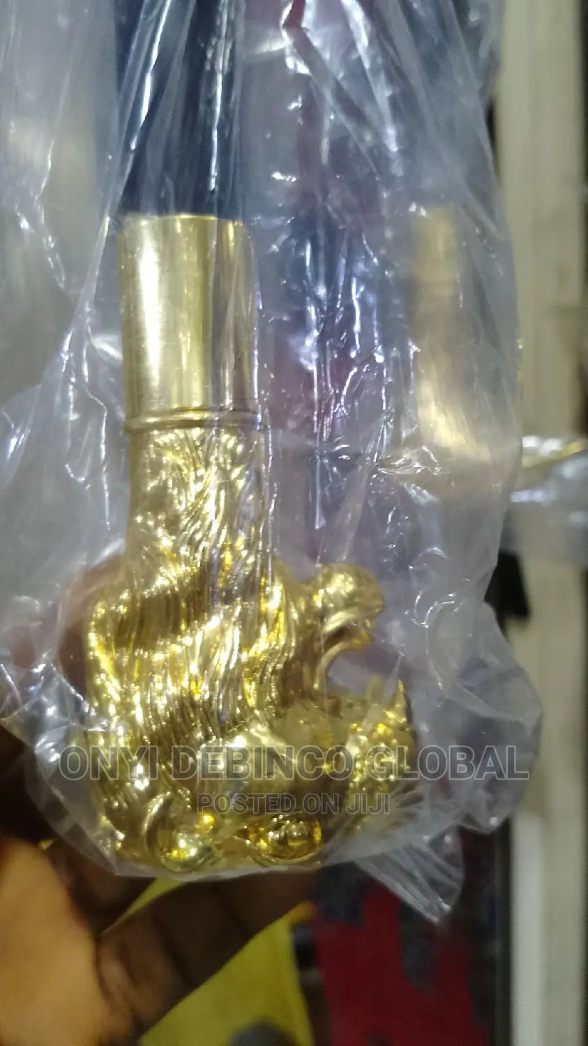 Fashion Royal Crown Walking Stick Black/Gold
