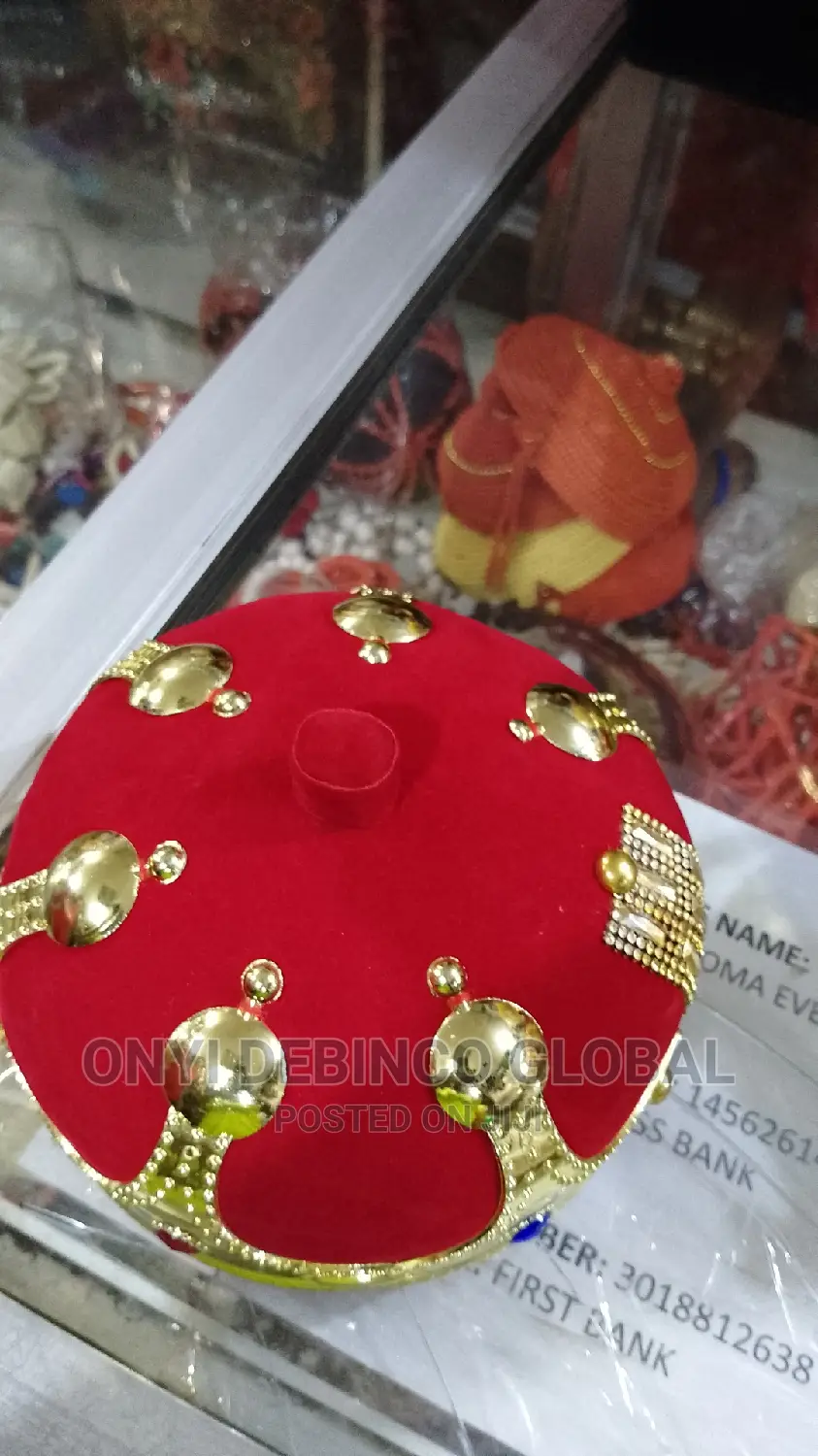 Igbo Traditional Men Cap for Wedding,Traditional Occassion