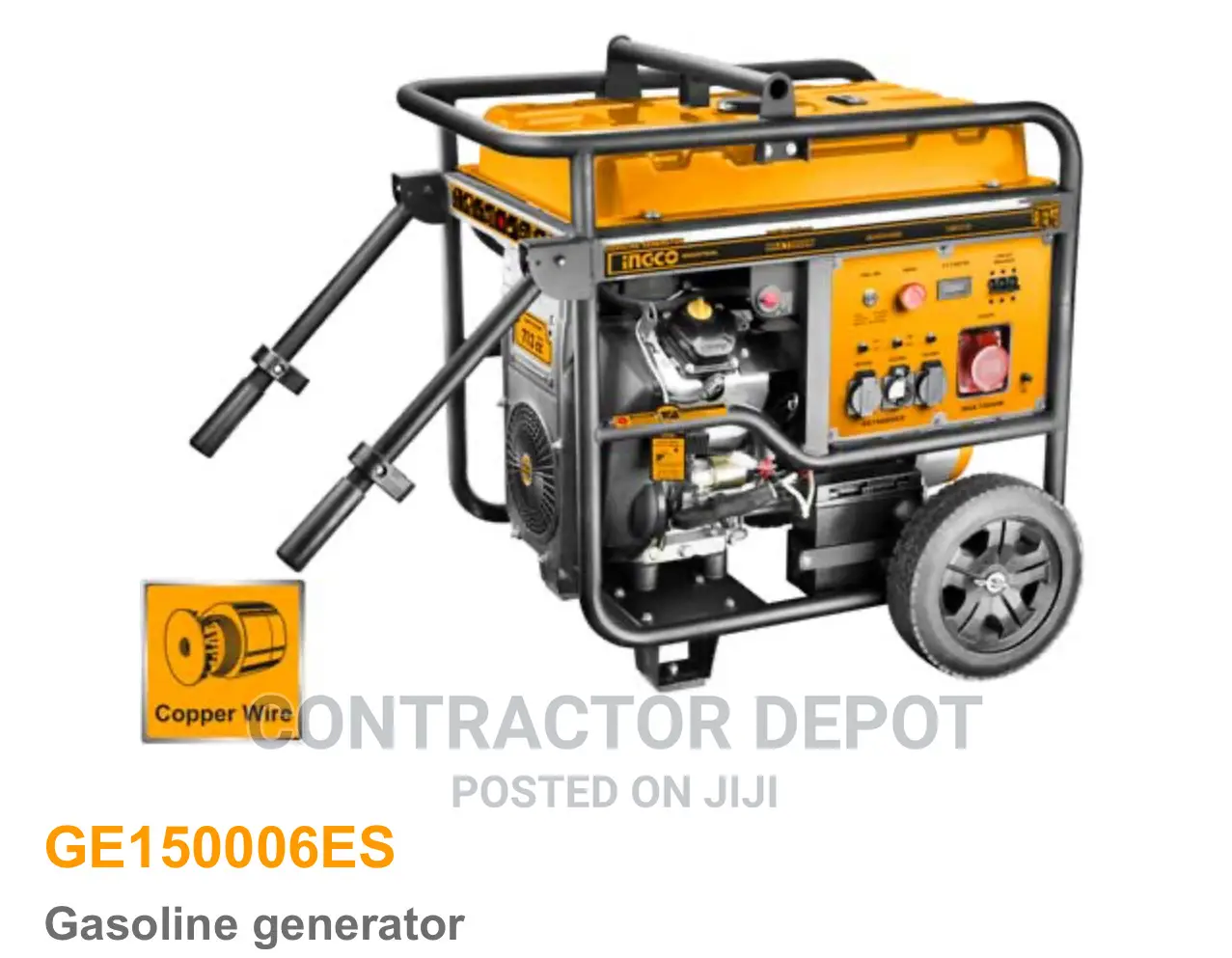Ingco Gasoline Generator 15kva 12000W Ge150006es