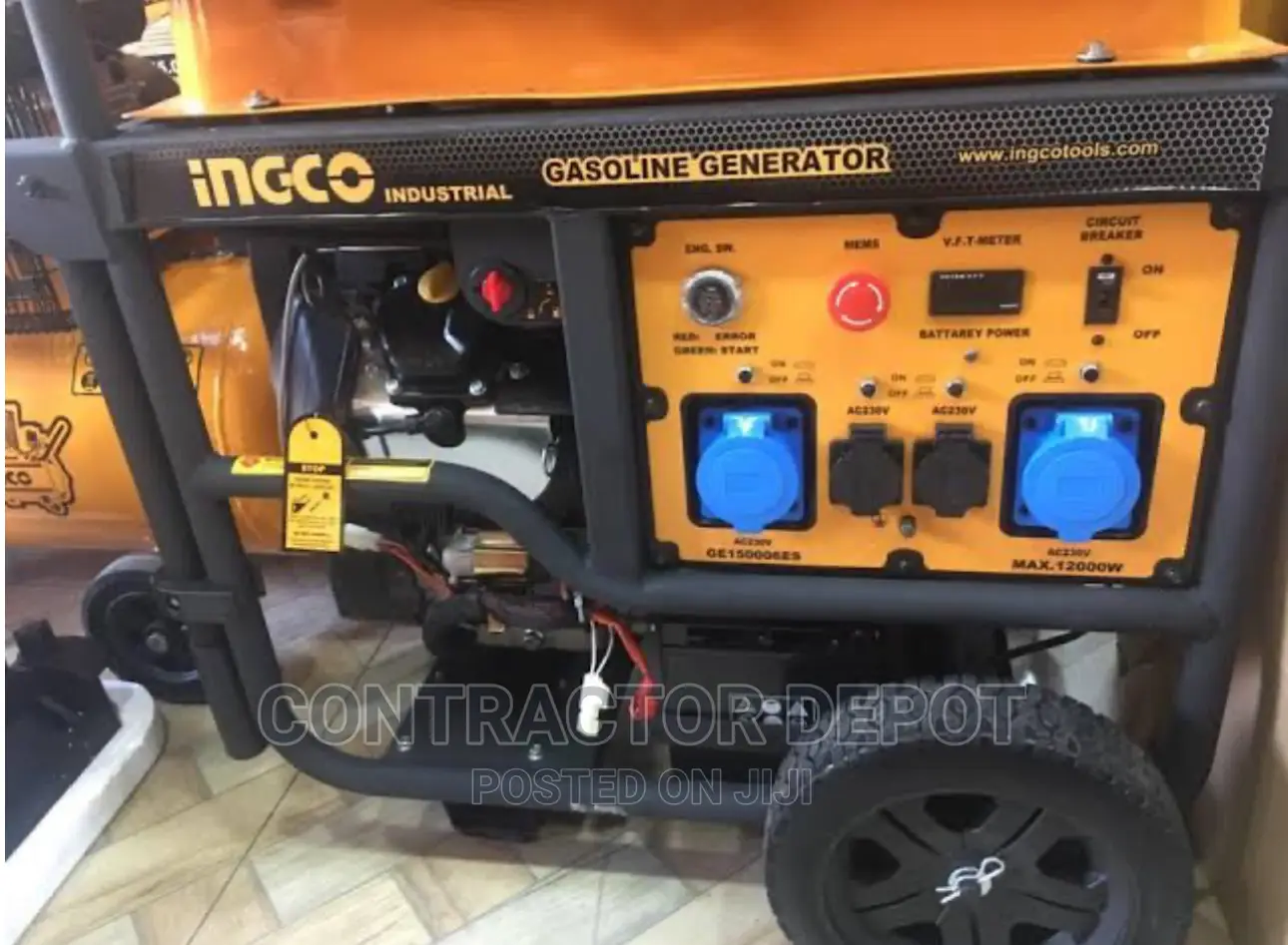 Ingco Gasoline Generator 15kva 12000W Ge150006es