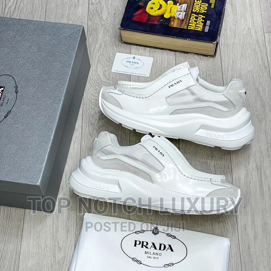 Original Prada Panelled Leather Chunky Sneakers UNISEX