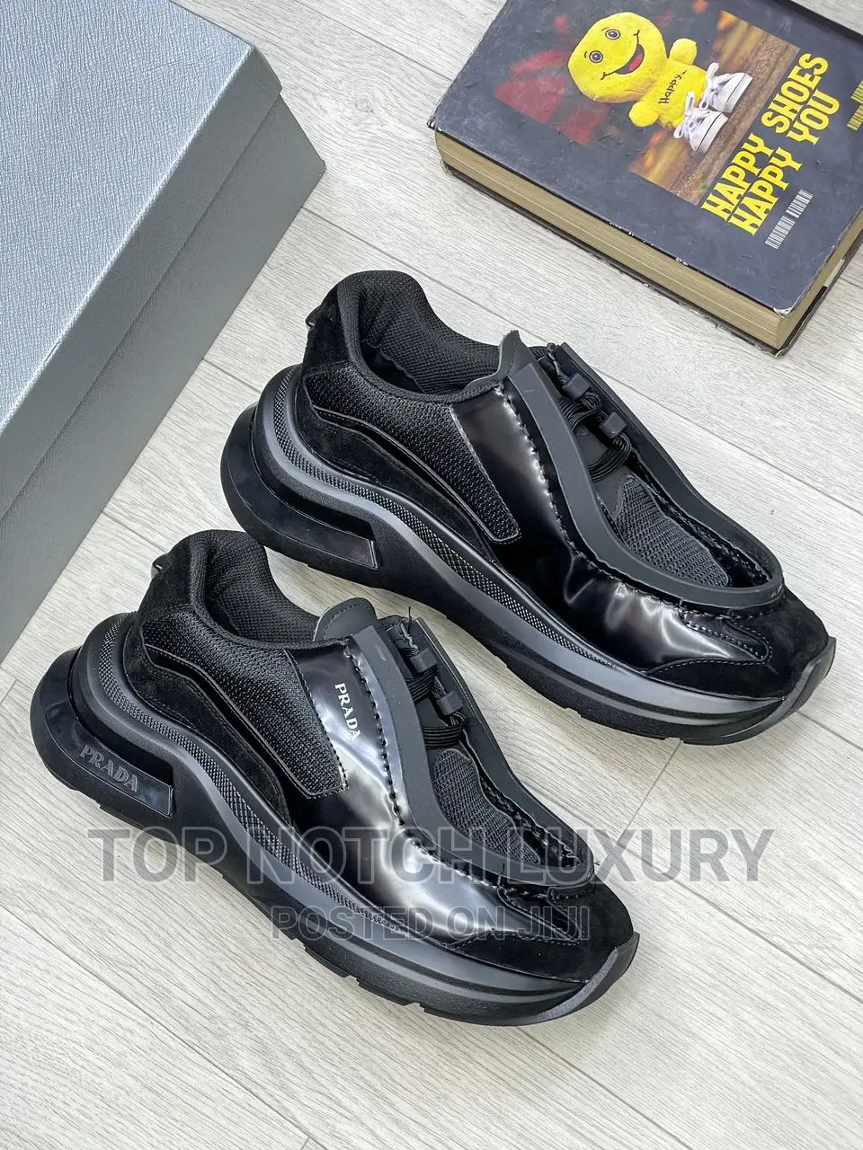 Original Prada Panelled Leather Chunky Sneakers UNISEX