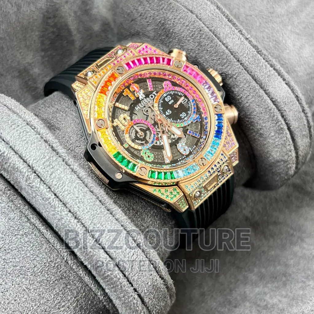 Original HUBLOT Rubber Strap Watch Band Available in Store
