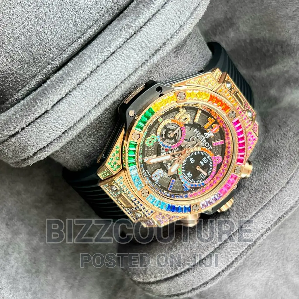 Original HUBLOT Rubber Strap Watch Band Available in Store