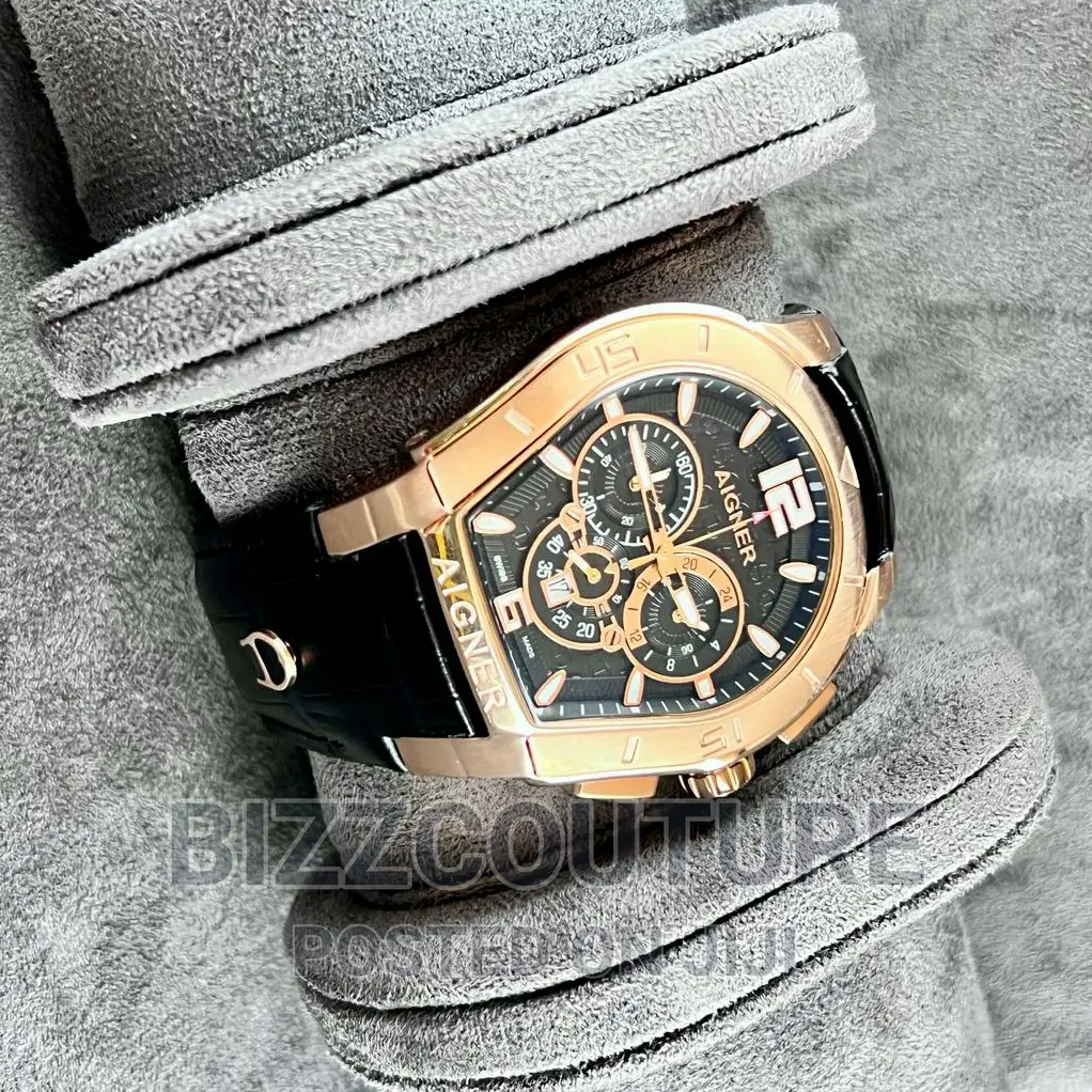 Original Aigner Leather Strap Watch Available in Store
