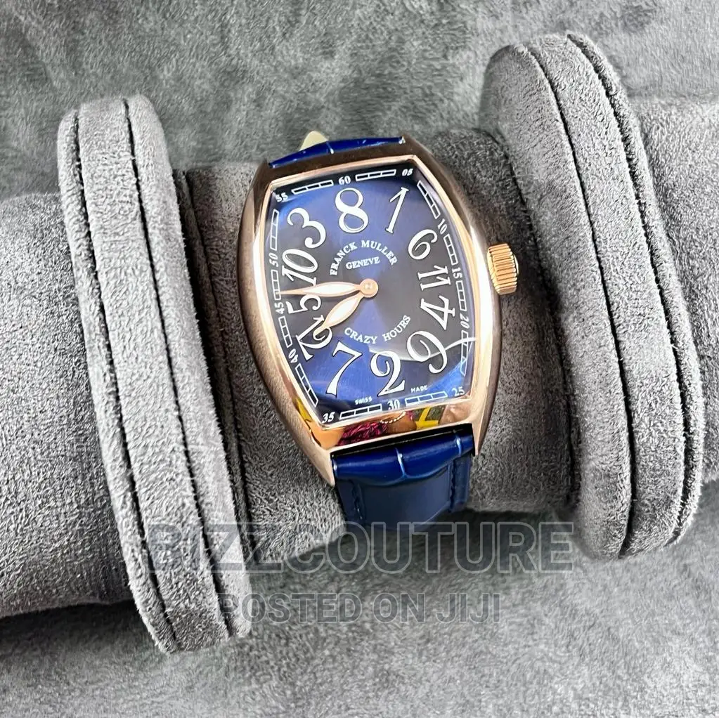 Original FRANCK MULLER Leather Strap Watch Available Instore