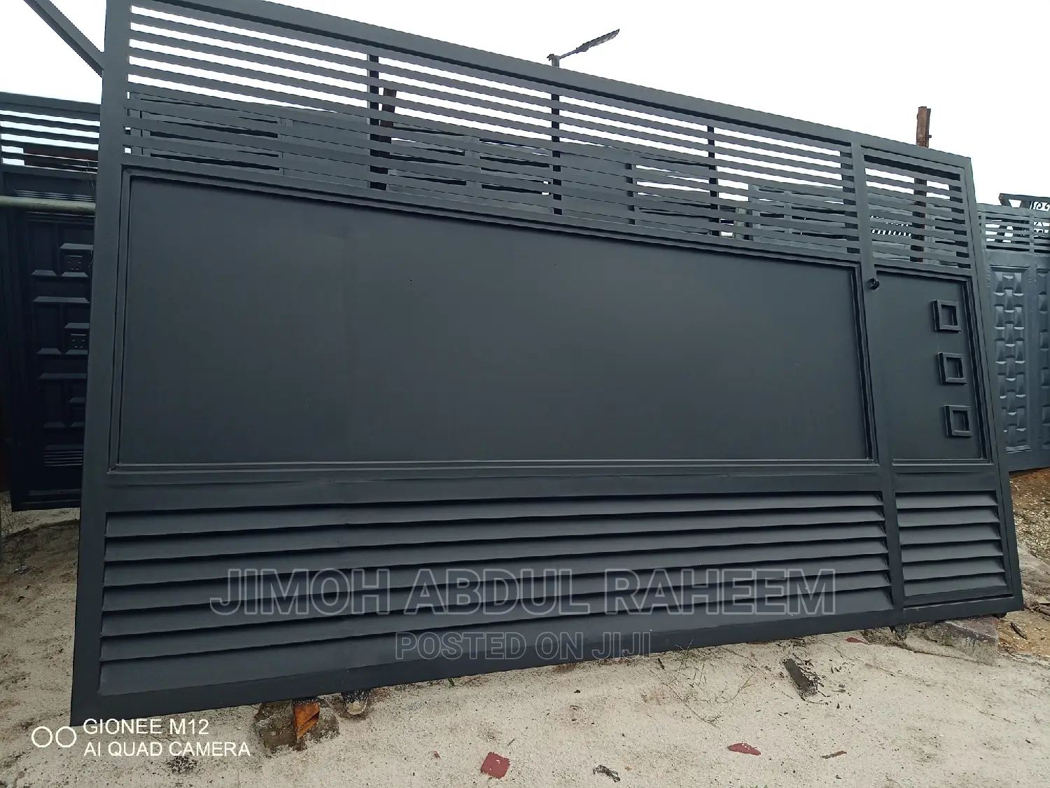 Fancy and Strong Entrance Sliding Gate
