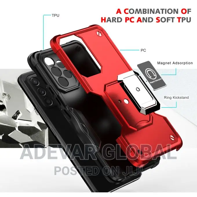 Samsung Galaxy A53 5G Case Metal Ring Magnetic Kickstand