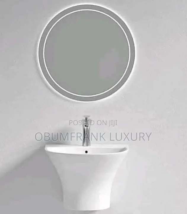 Hanging Basin With Mirror Complete