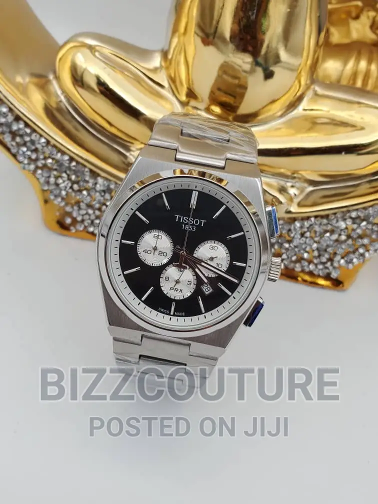 Original TISSOT Silver Steel Chain Watch Available in Store