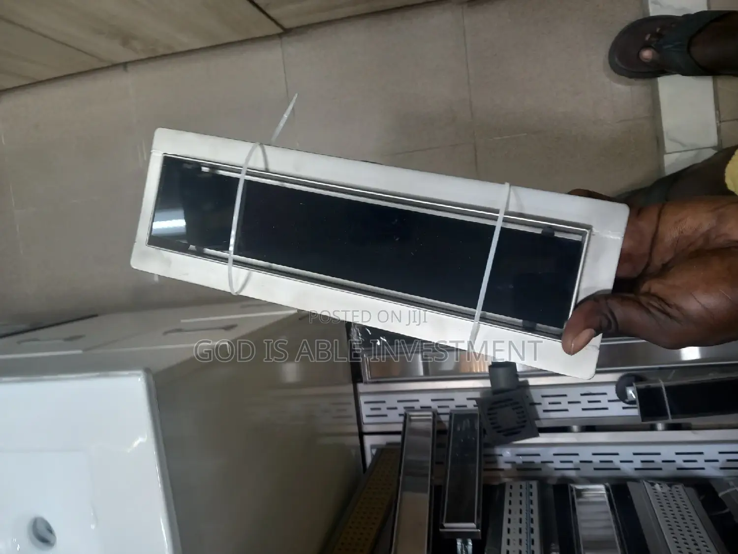 Glass Floor Drain. (30cm)