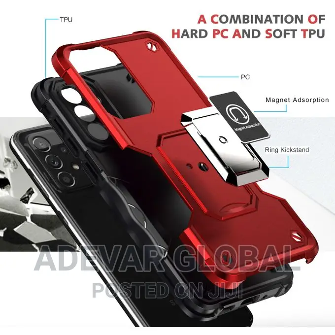 Galaxy A33 5G Case Metal Ring Magnetic Support Kickstand