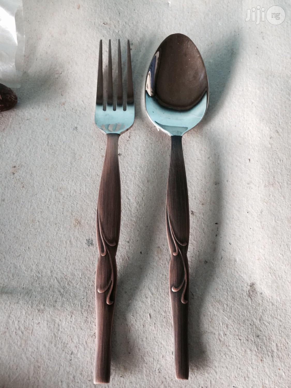 Bronze/Stainless Steel Cutlery Set 24pcs 18/10