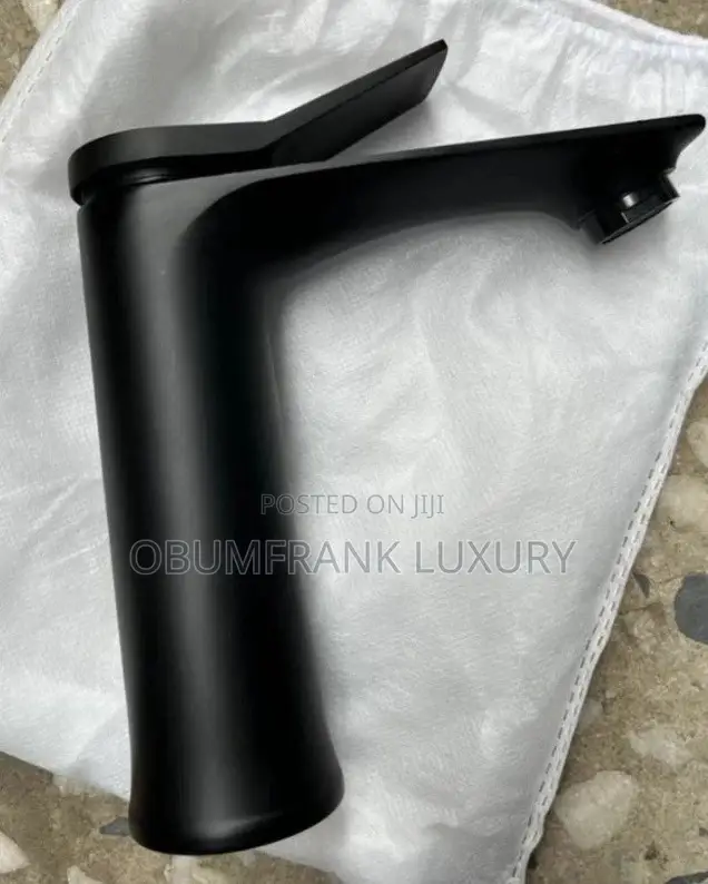 Black Basin Mixer Tap