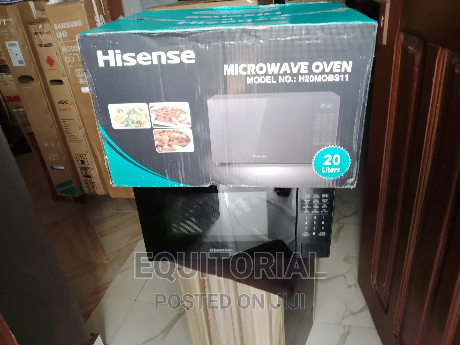 20l Black Hisense Microwave /Oven