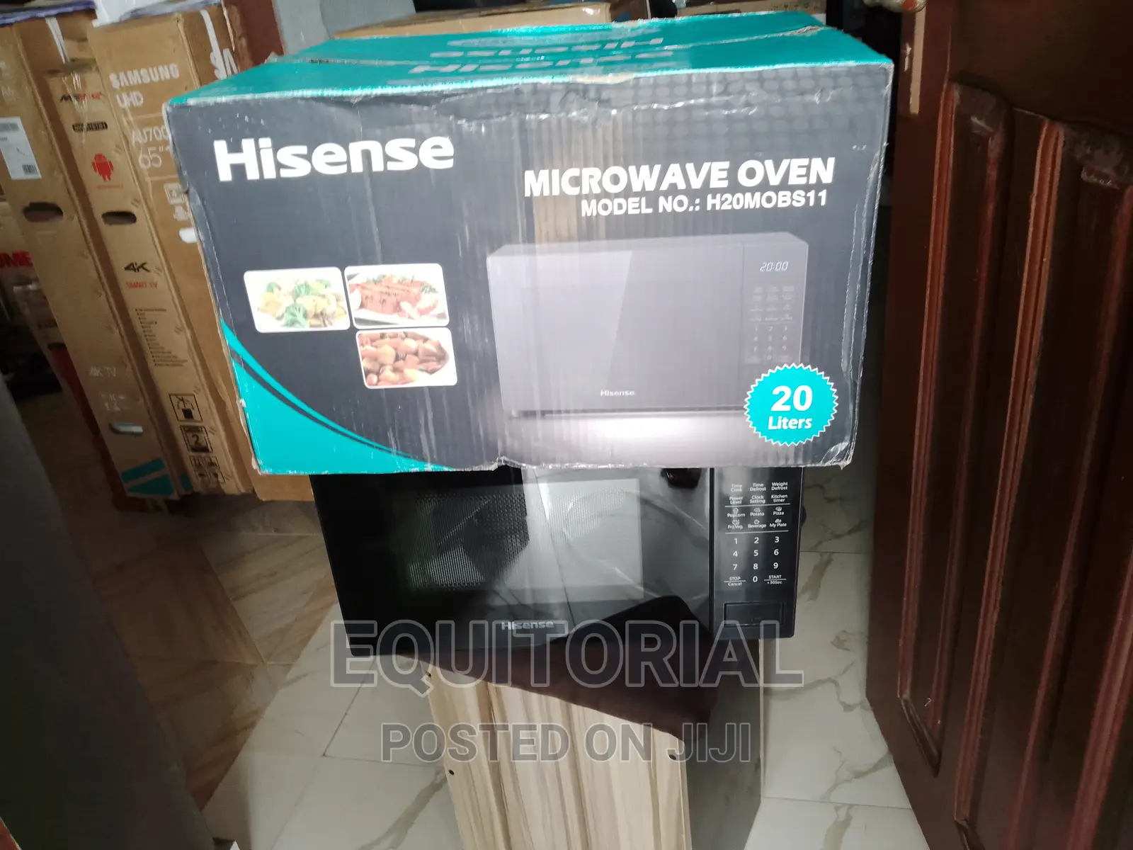 20l Black Hisense Microwave /Oven