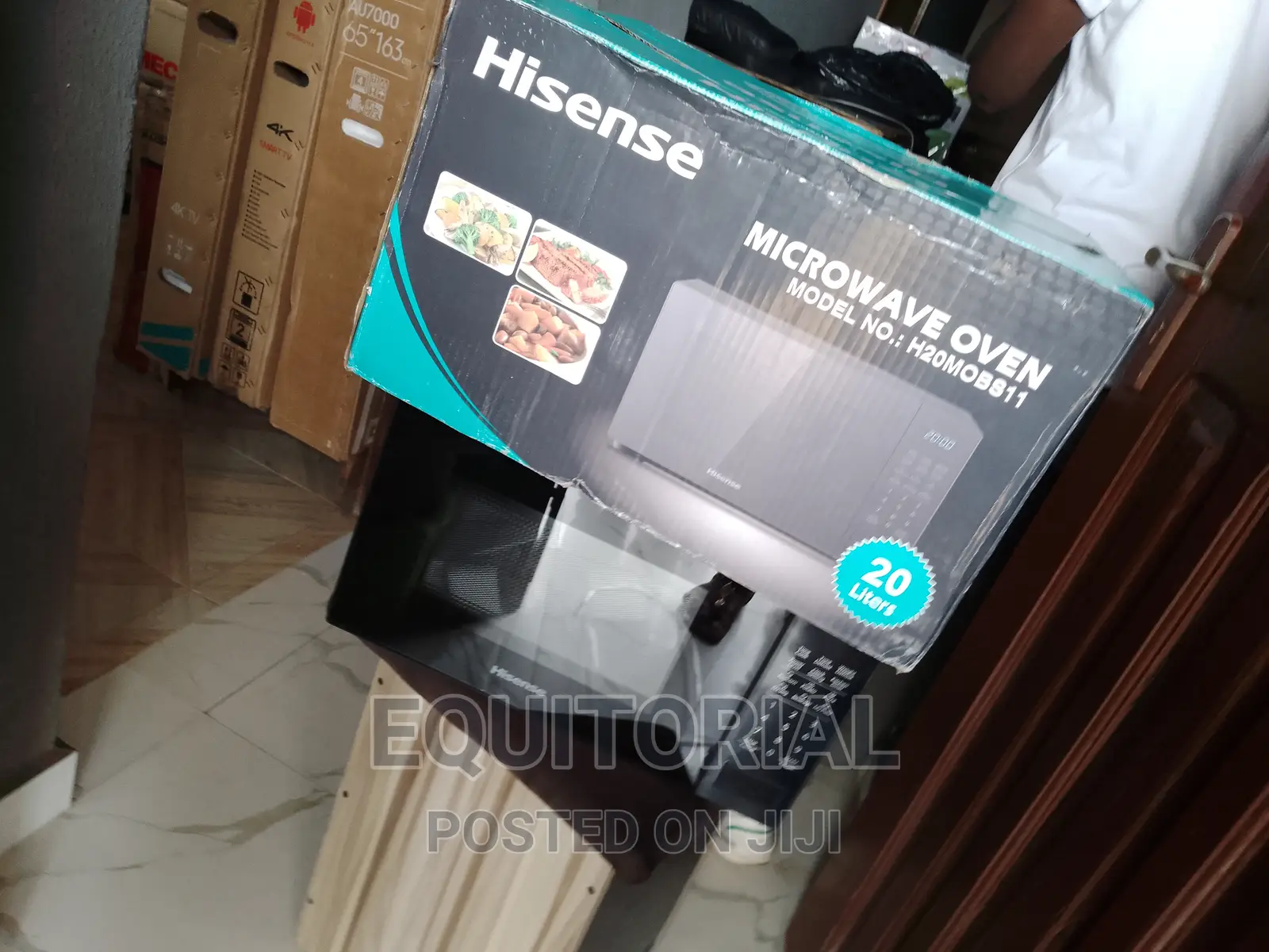 20l Black Hisense Microwave /Oven