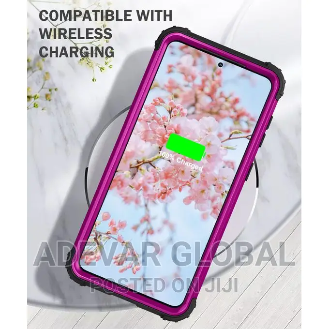Galaxy S21 FE 5G Case Hybrid Hard Rugged 3in1 Pouch Soft Tpu