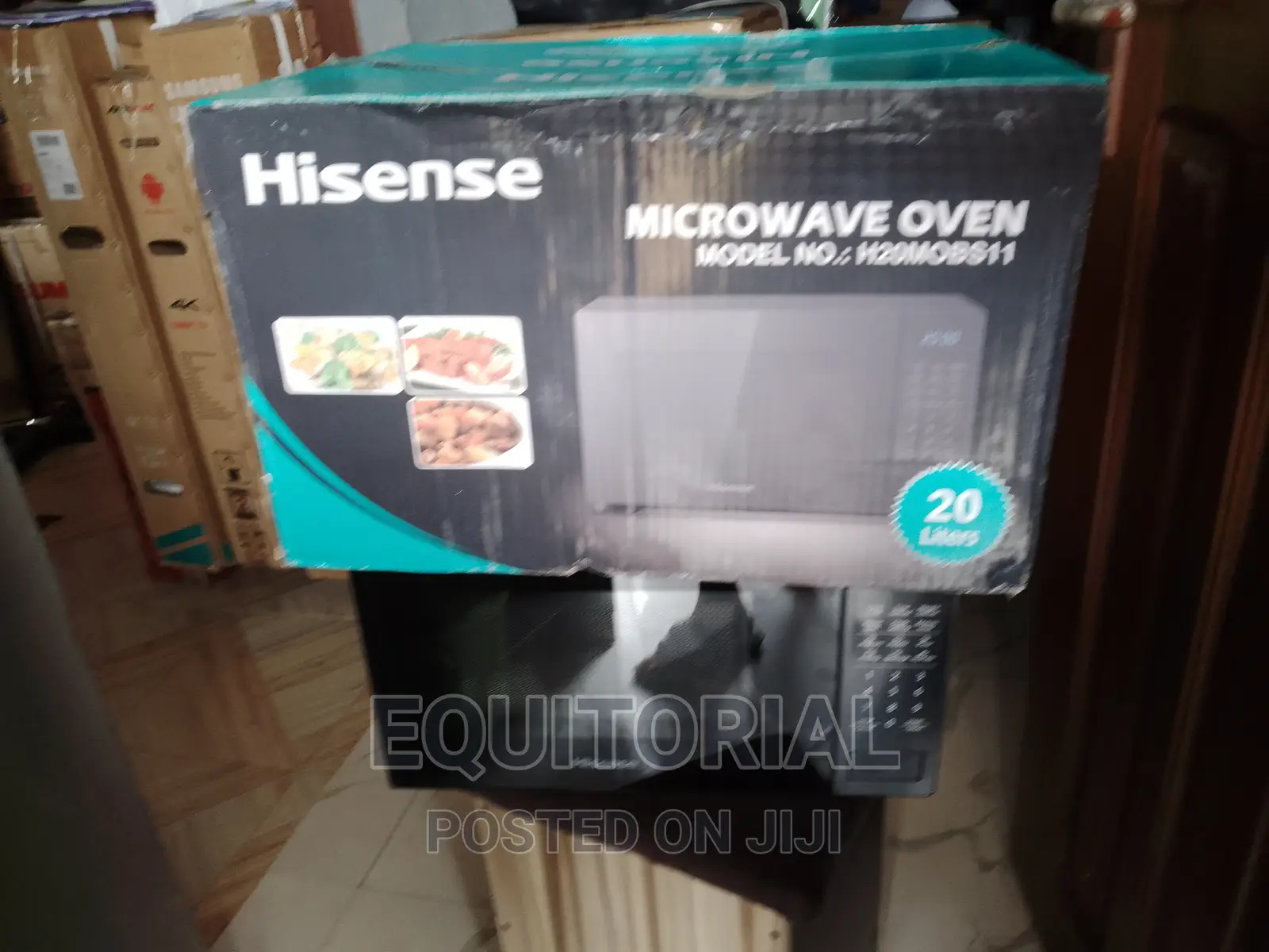 20l Black Microwave Hisense