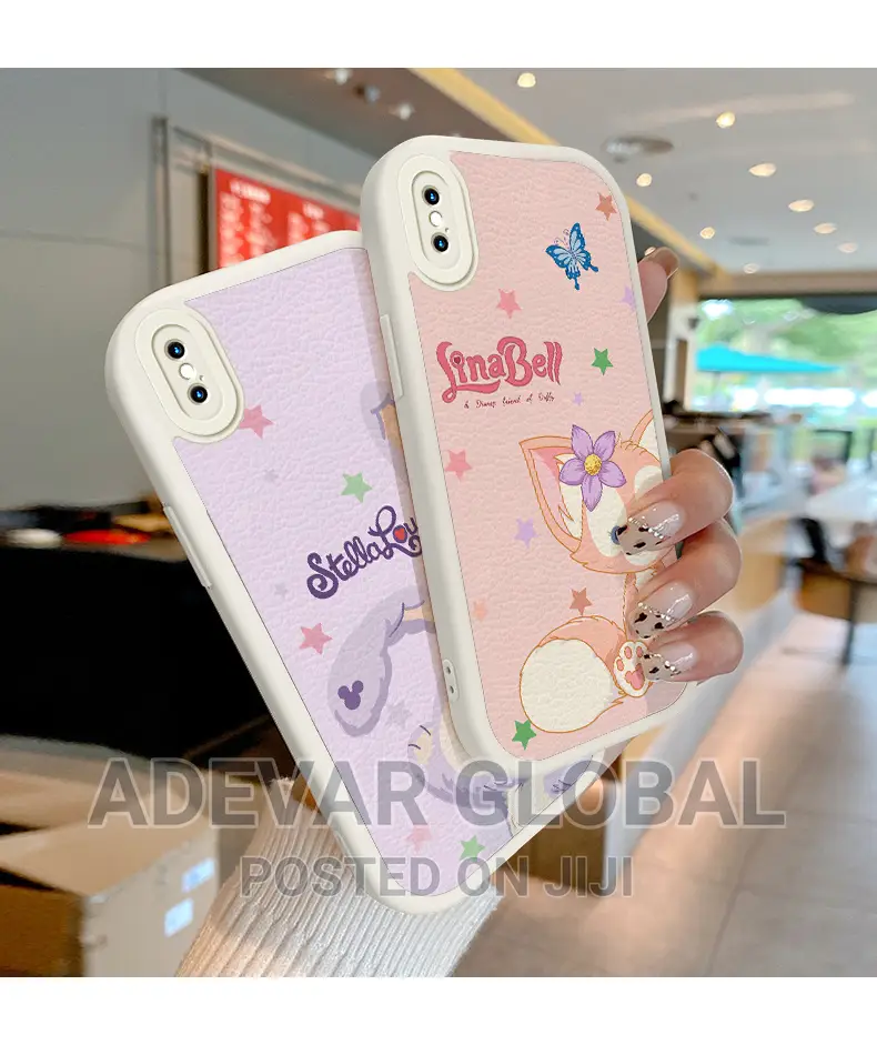 Cartoon Lina Beier Lambskin Phone Case for iPhone XS Max