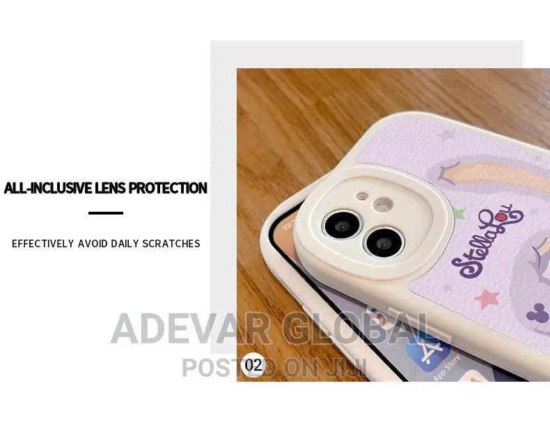 Cartoon Lina Beier Lambskin Phone Case for iPhone XS Max