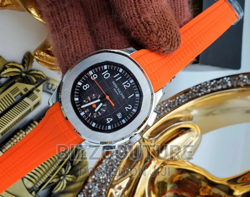Original PATEK PHILIPPE Rubber Strap Watch Available Instore