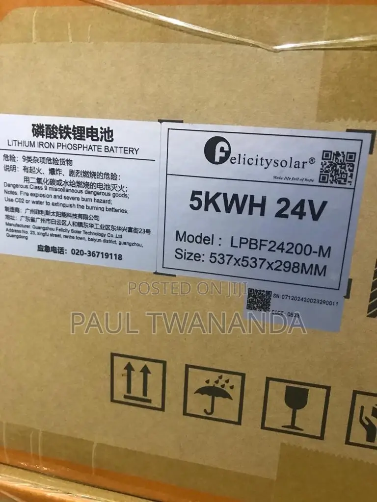 5kwh 24v Felicity Lithium Ion Battery
