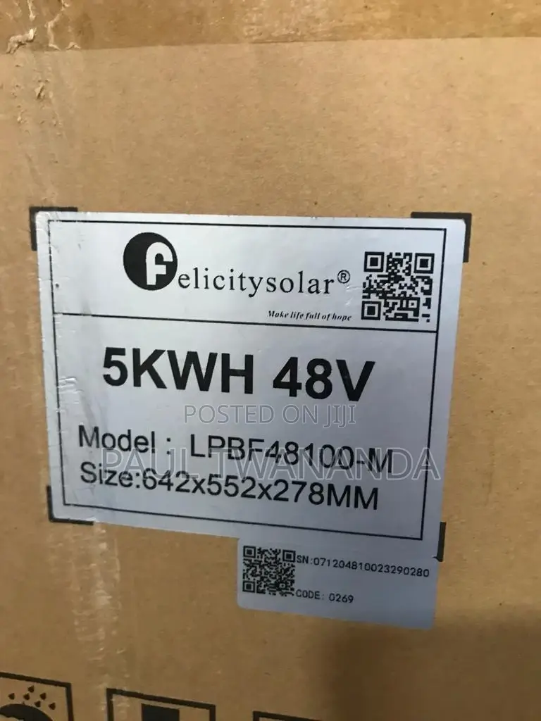 5kwh 48v Felicity Lithium Ion Battery