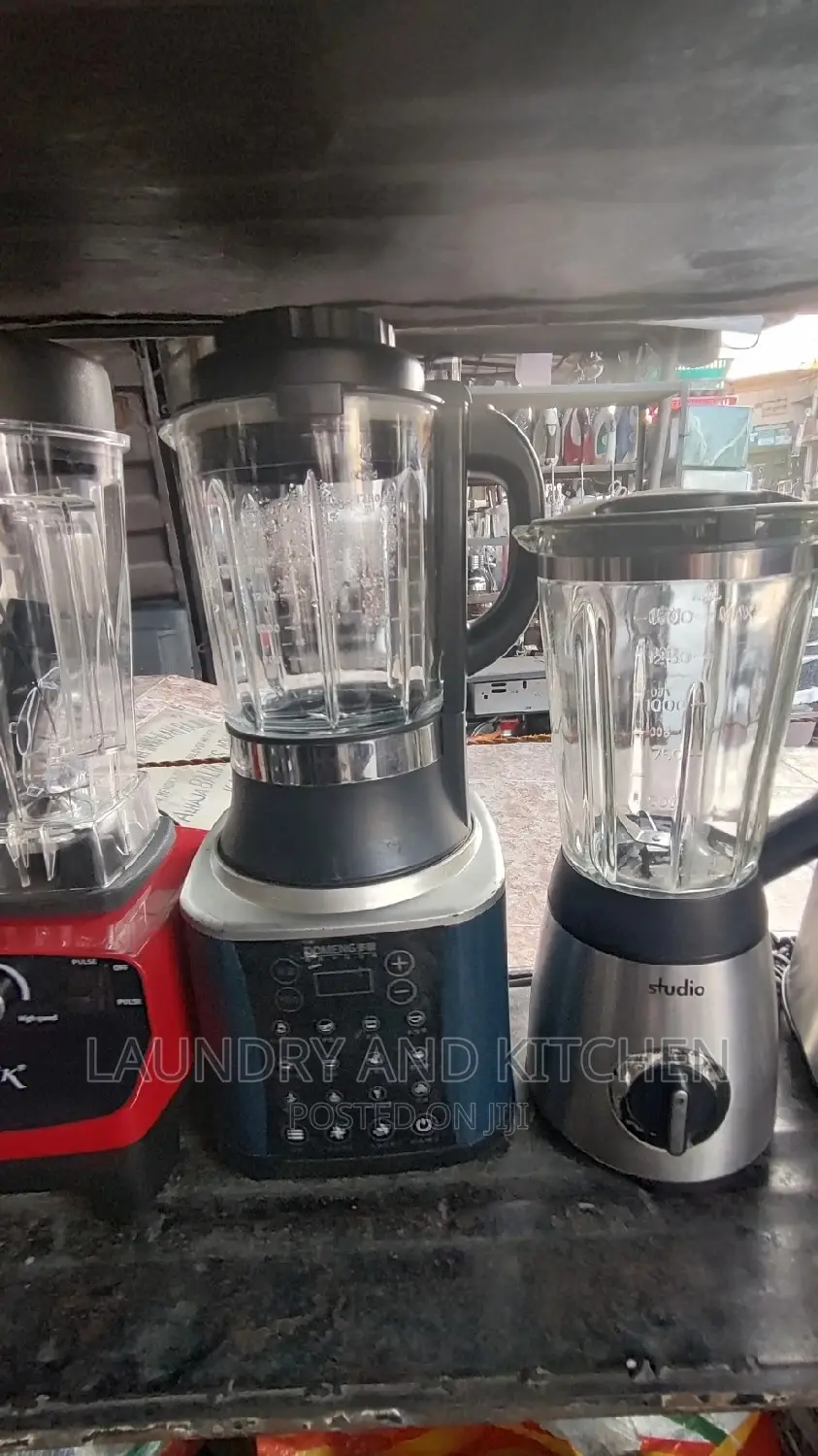 6 Blades Powerful Blender With Glass Cup