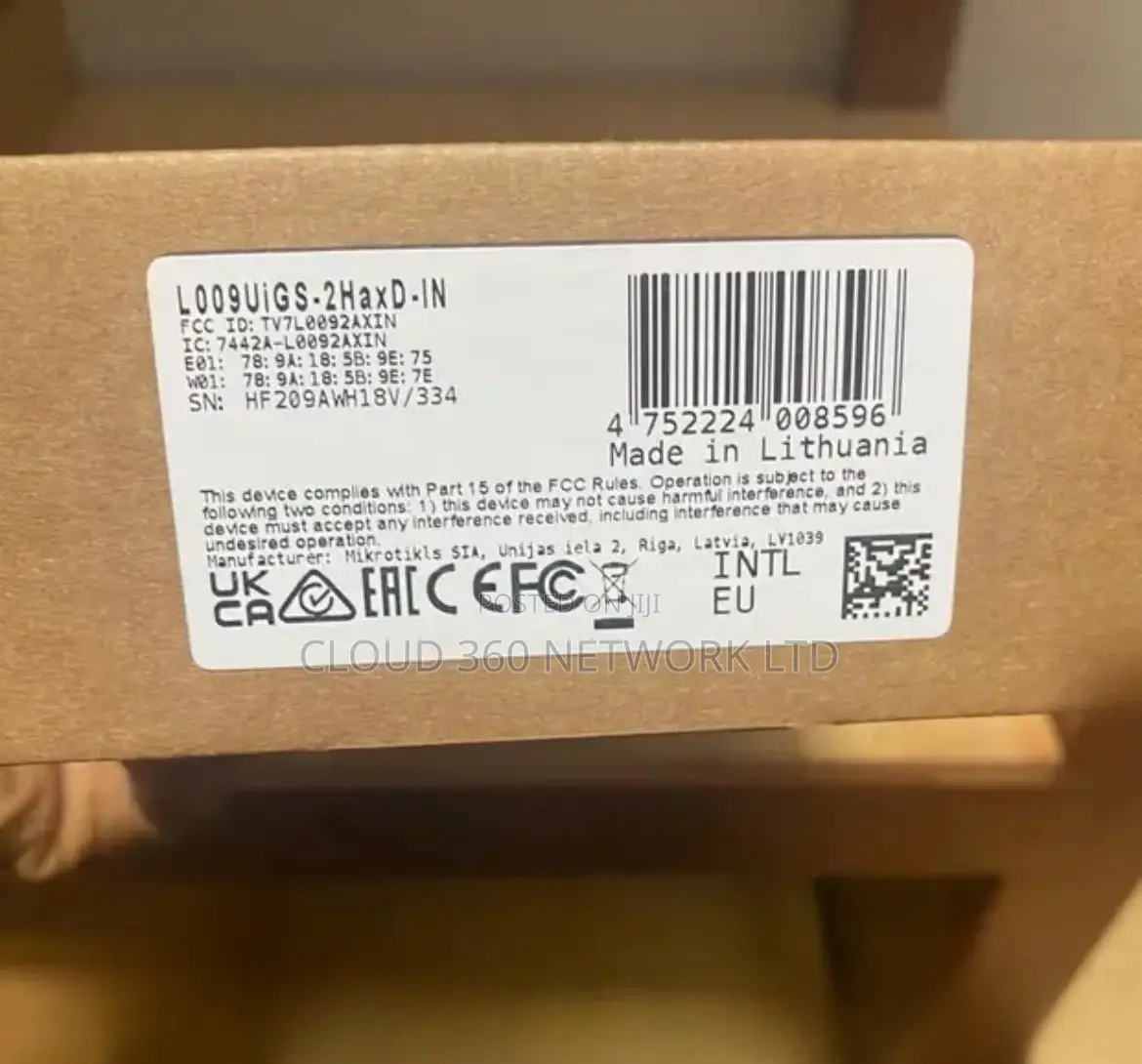 Mikrotik RB L009uigs-2haxd-In
