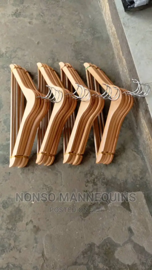 Smartor Wooden Clothes Hangers 10 Pieces