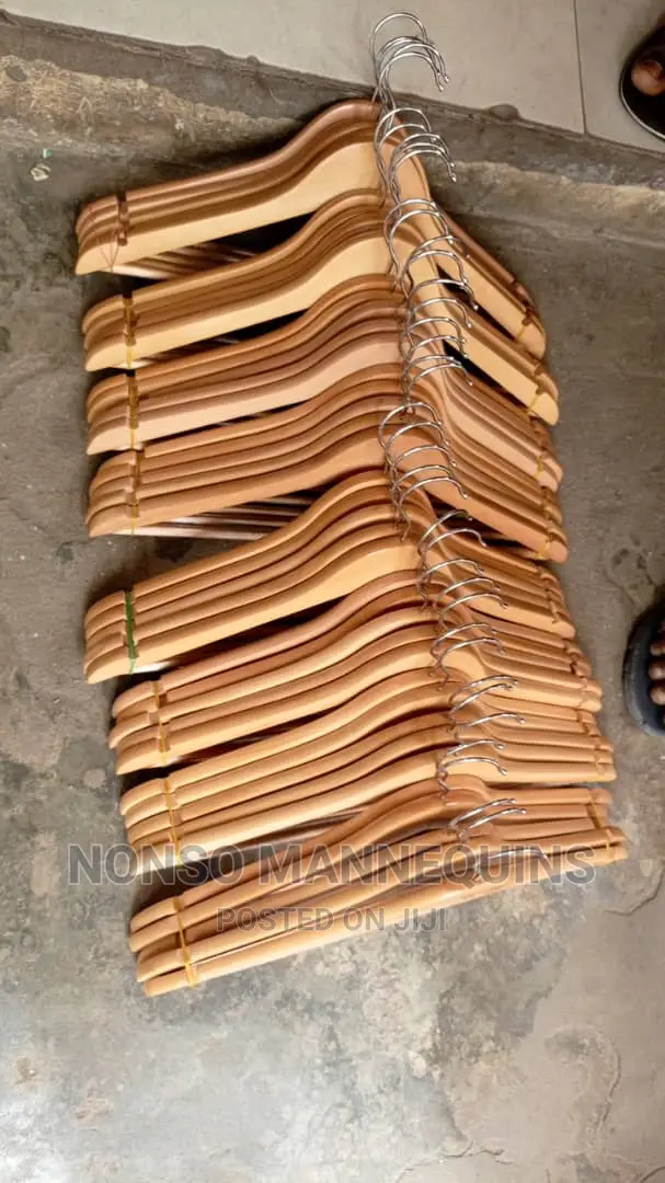 Smartor Wooden Clothes Hangers 10 Pieces