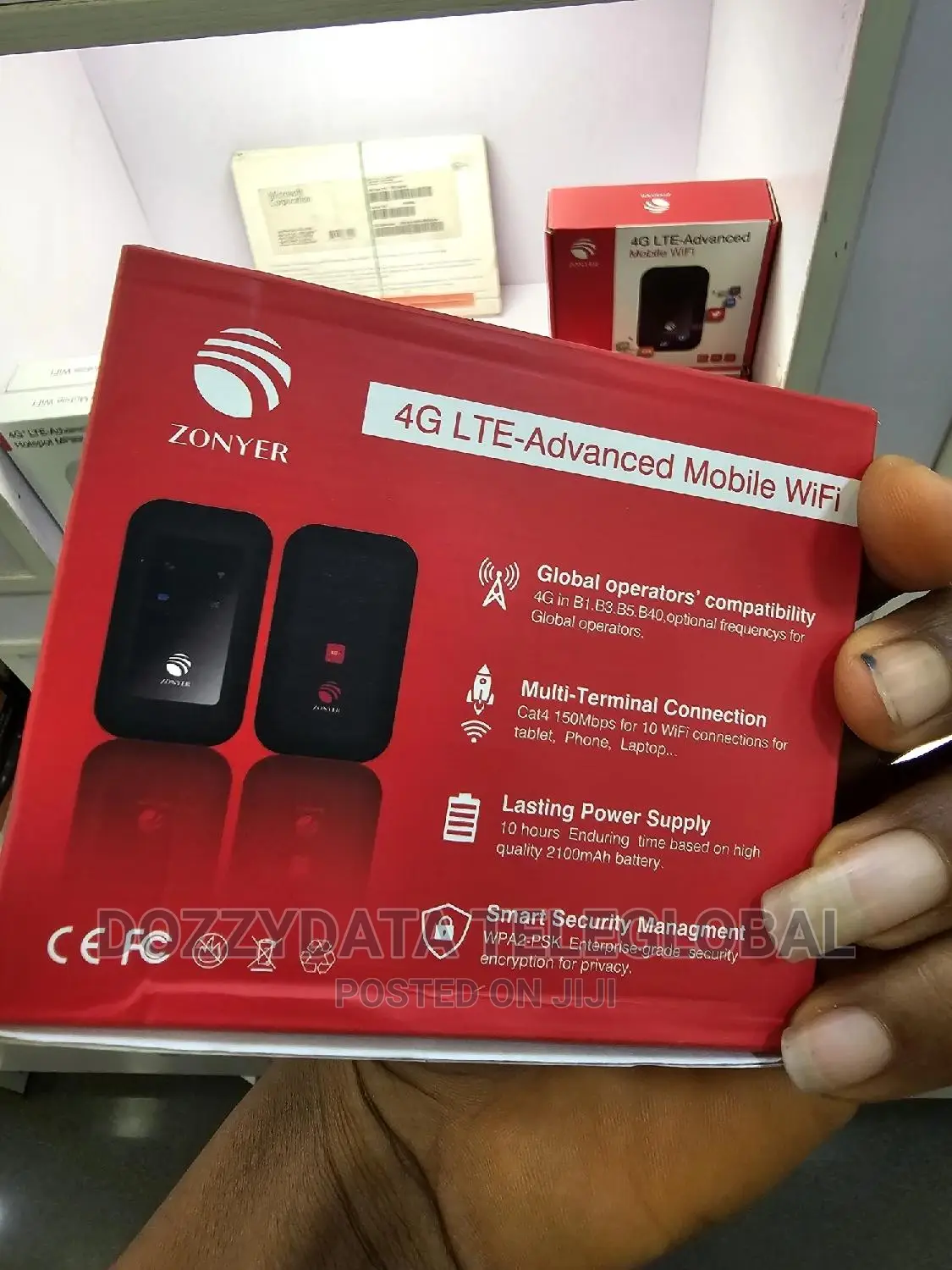 Zonyer E90 Pocket 4G LTE Advanced Wifi Mobile Sim Wifi