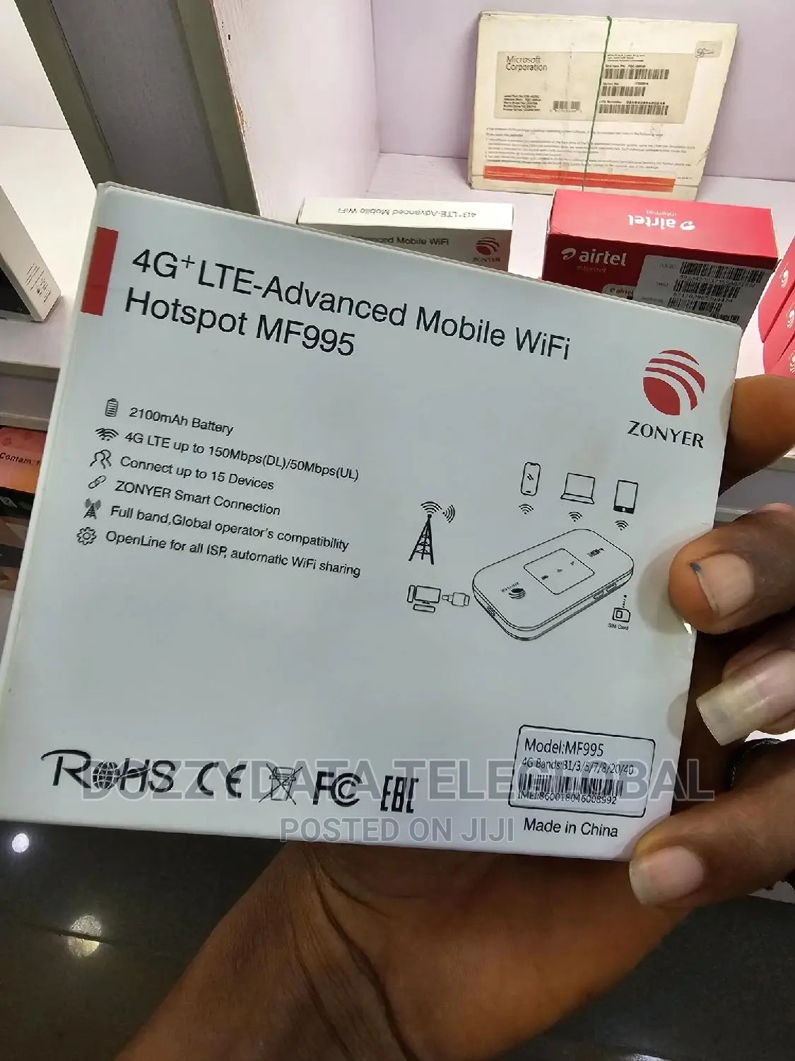 4G+ LTE Zonyer Mf995 Mobile Mifi